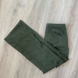 Brandy Melville Dark Green Wide Leg Cargo Pants
